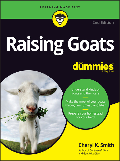 Title details for Raising Goats For Dummies by Cheryl K. Smith - Wait list